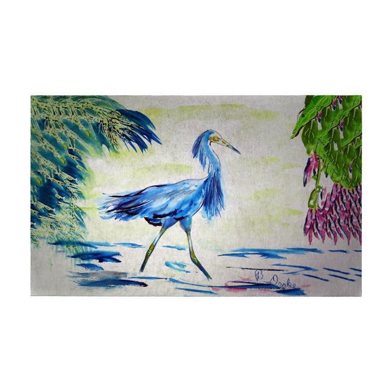 Dm810 Blue Egret Door Mat - 18 X 26 In.