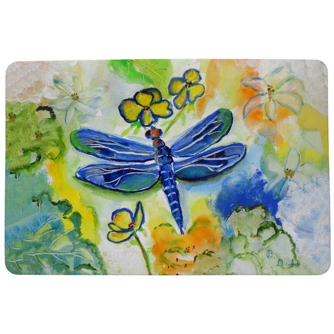 Dm817 Dragonfly Garden Door Mat - 18 X 26 In.