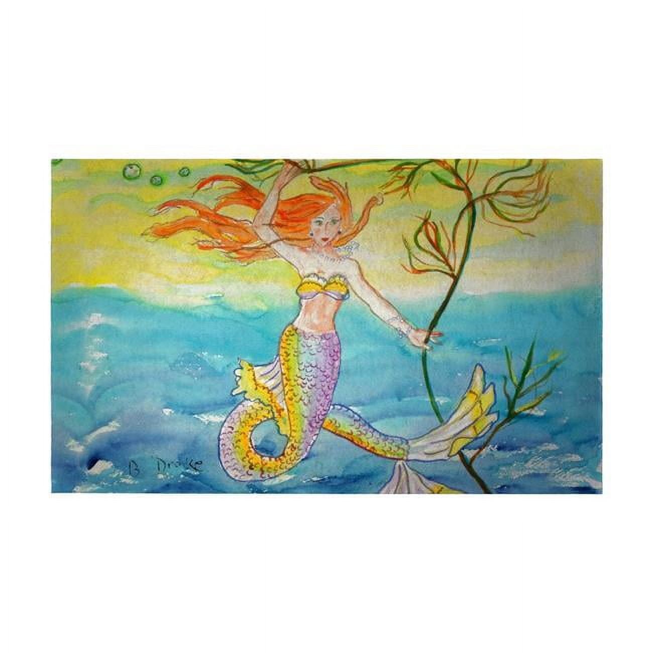 Dm373g Mermaid Door Mat - 30 X 50 In.