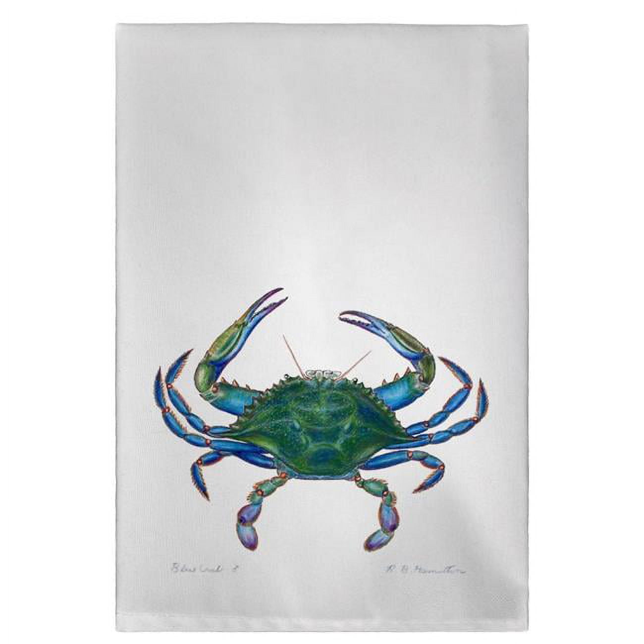 Gt005 Male Blue Crab Guest Towel - 20 X 20 In.