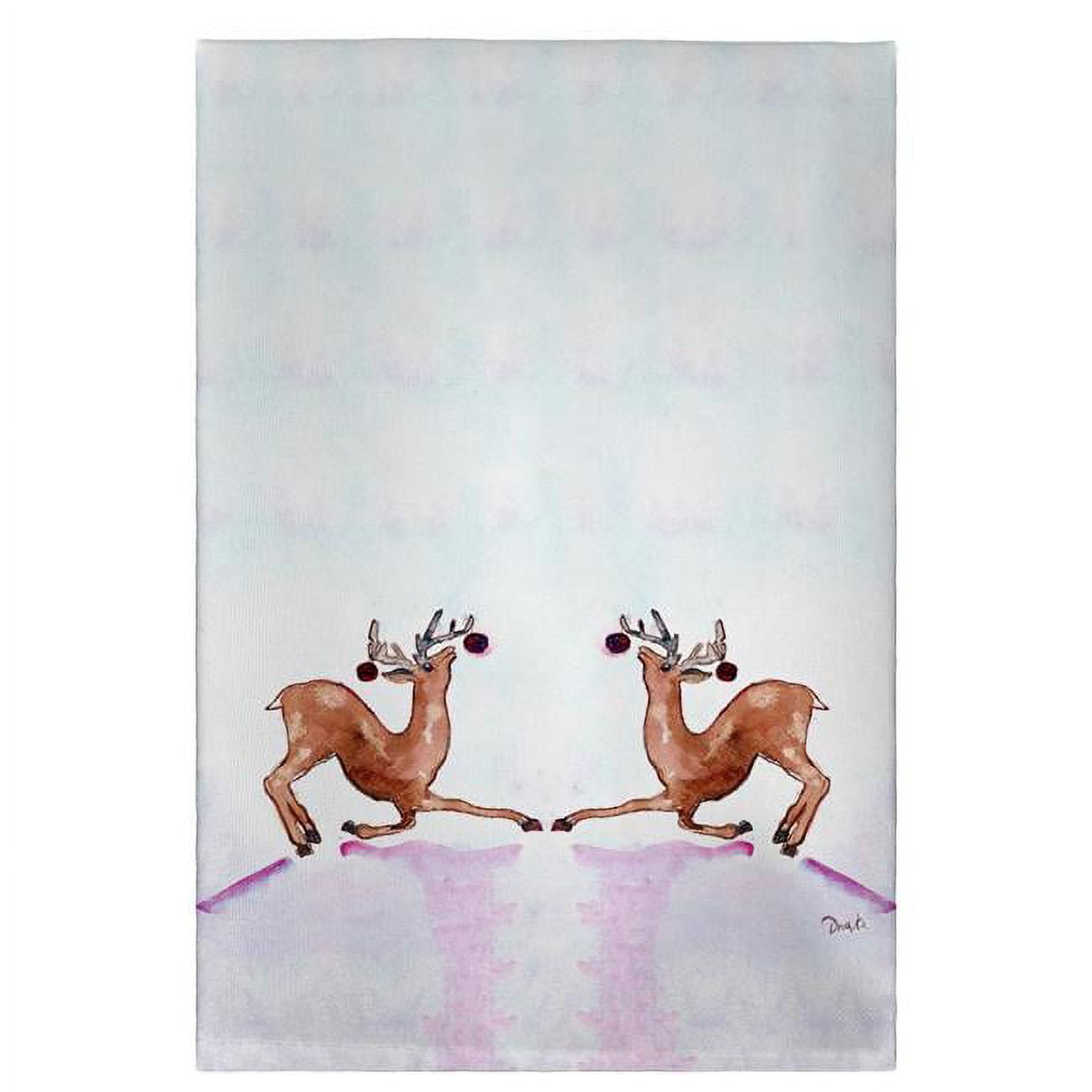 Gt306 Dancing Deer Guest Towel - 20 X 20 In.