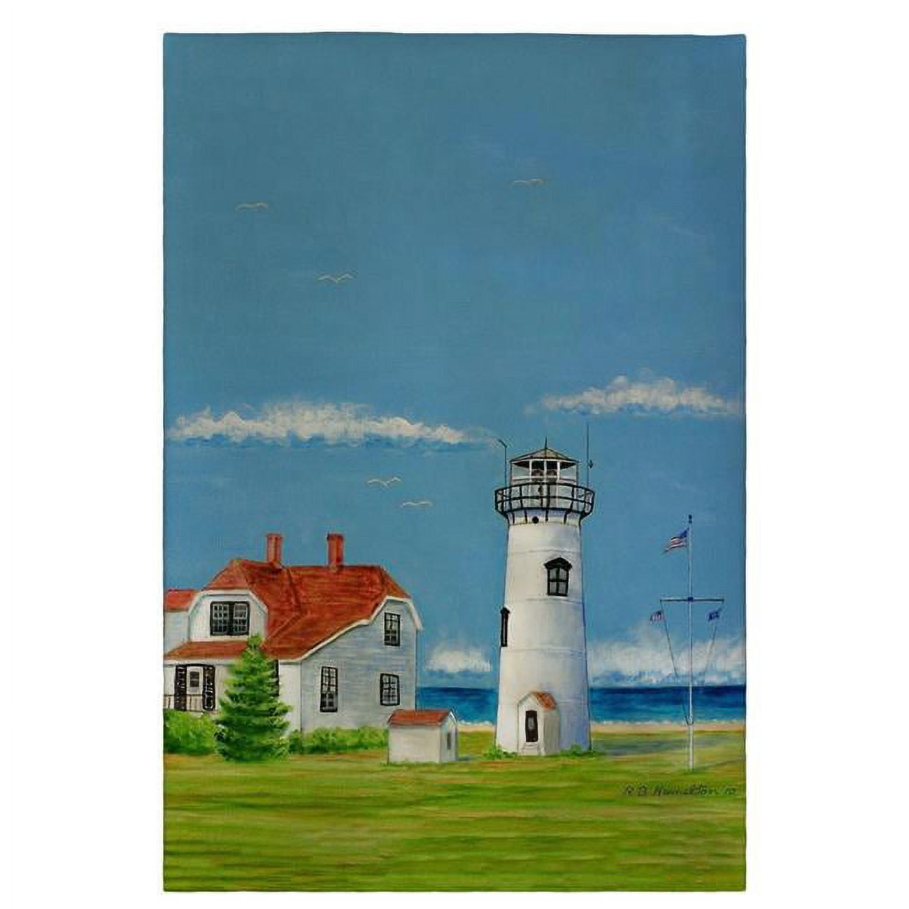 Gt485 Chatham Lighthouse Guest Towel - 20 X 20 In.