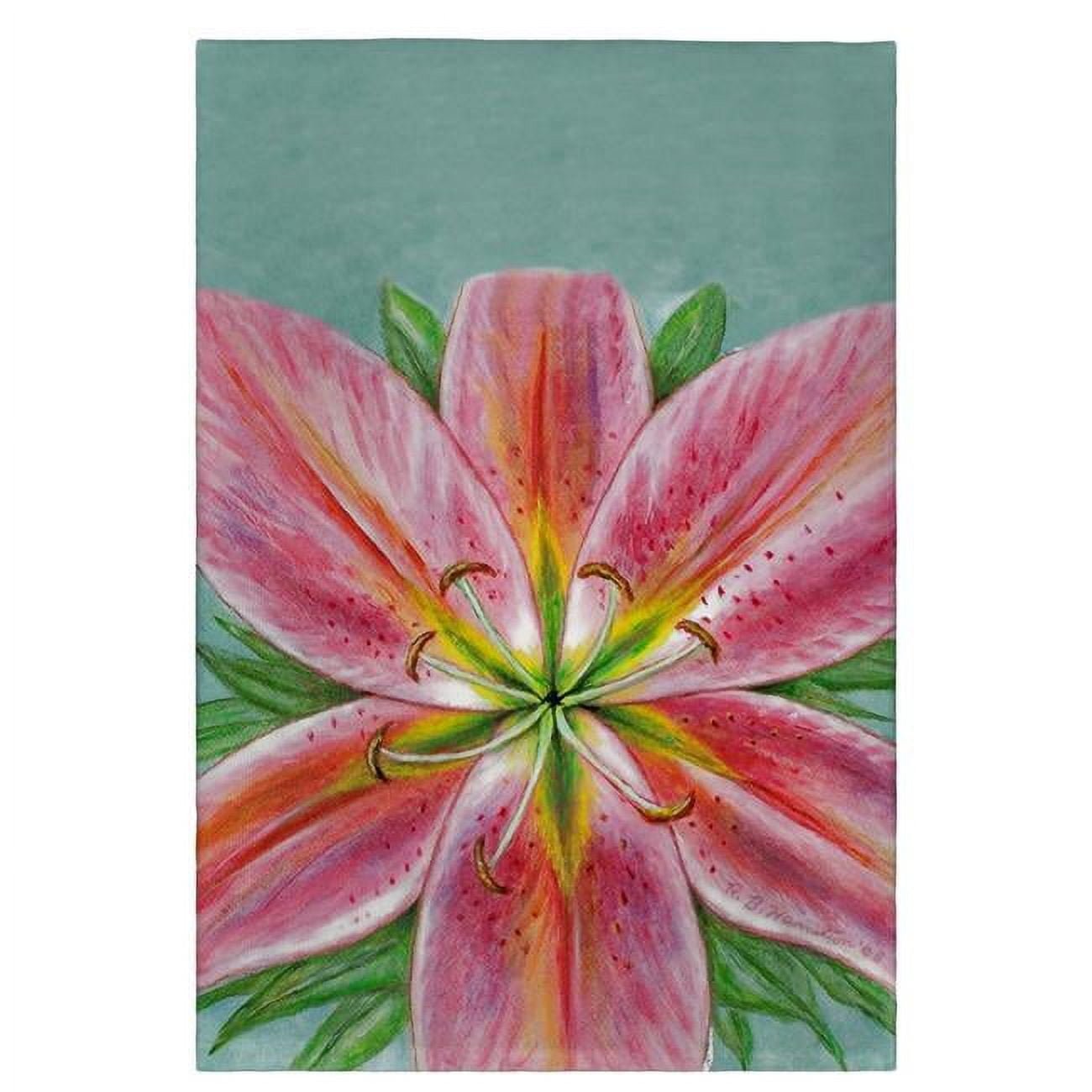 Gt701 Pink Lily Guest Towel - 20 X 20 In.