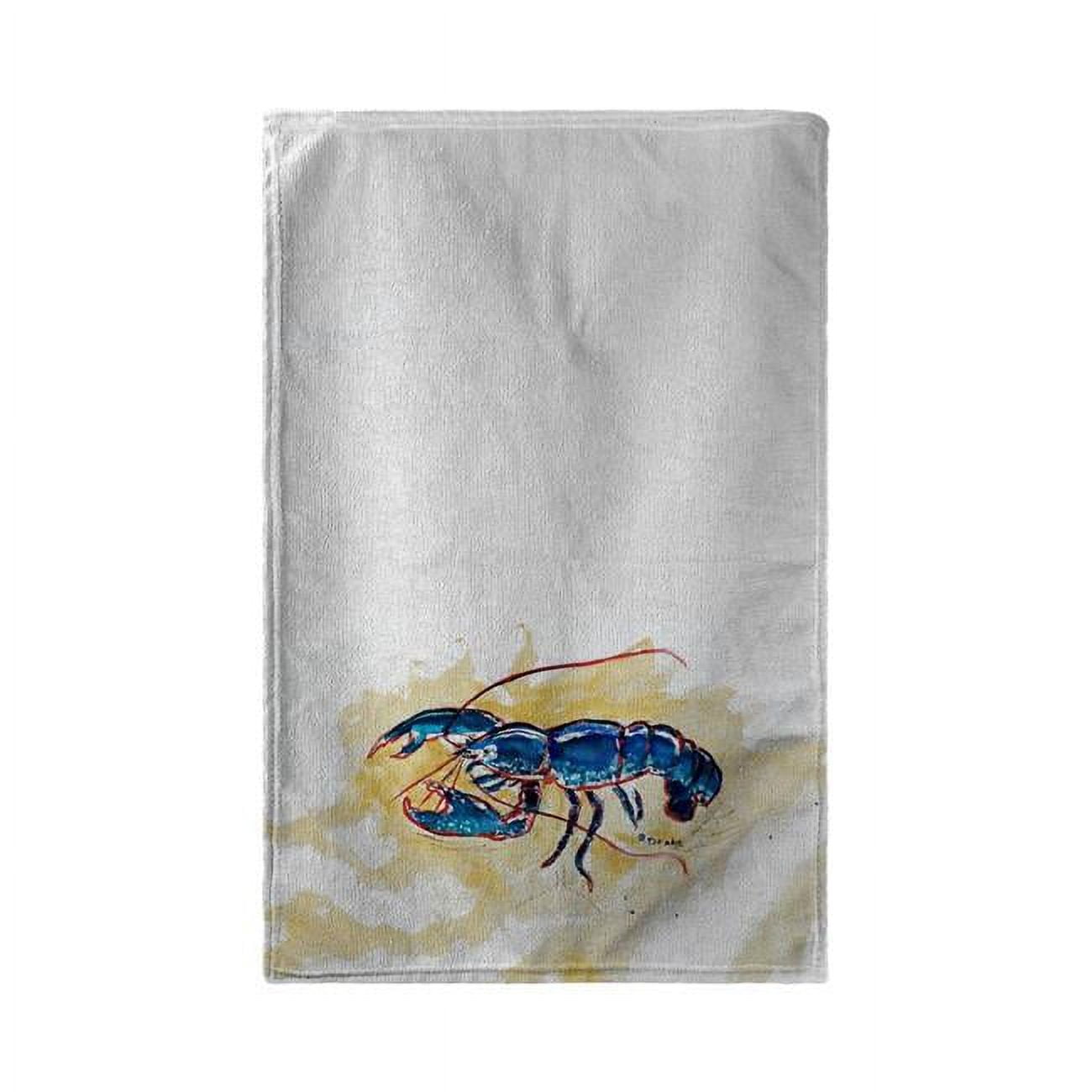 Bt381 30 X 50 In. Blue Lobster Beach Towel