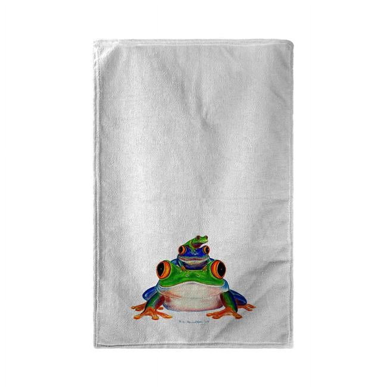 Bt456 30 X 50 In. Stacked Frogs Beach Towel