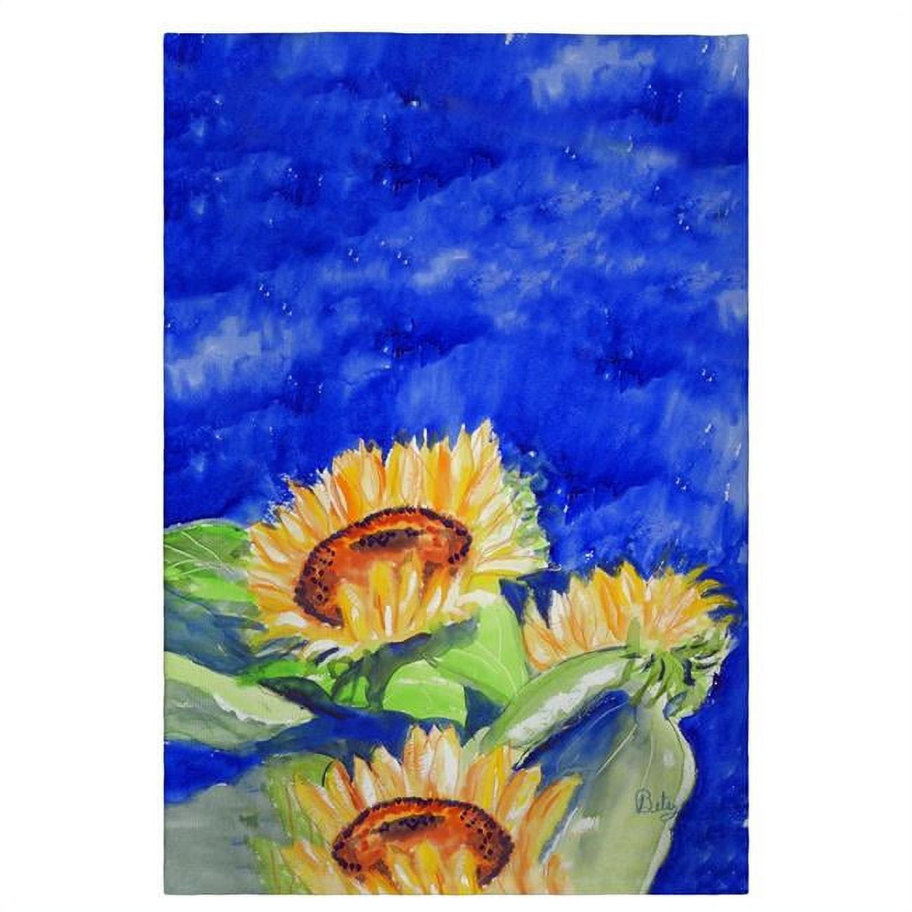 Gt775 20 X 20 In. Rising Sunflower Guest Towel