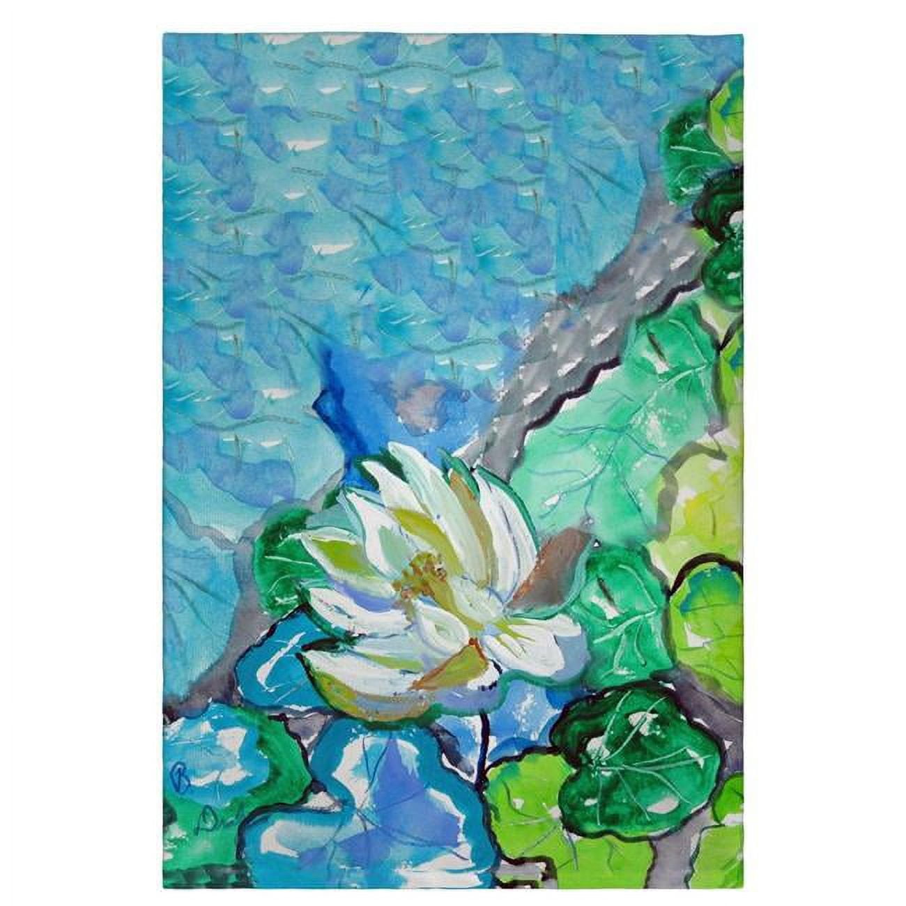 Gt841 20 X 20 In. White Lily Guest Towel