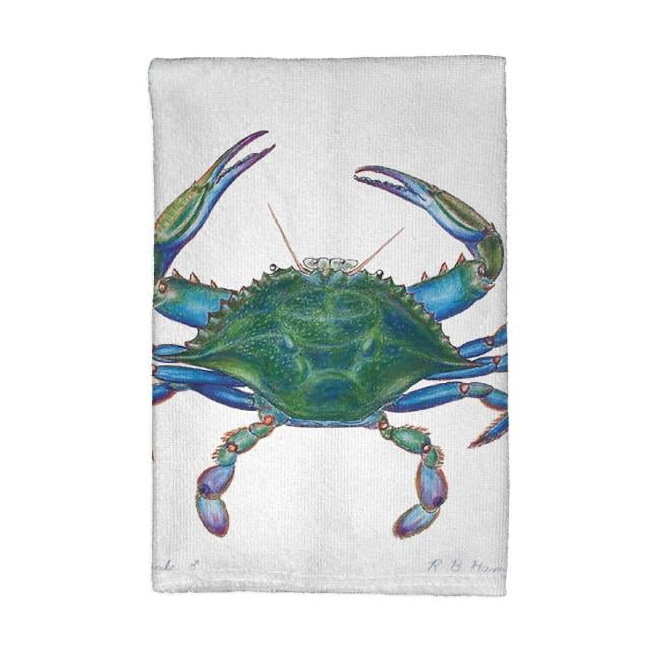 Kt005 16 X 25 In. Male Blue Crab Kitchen Towel
