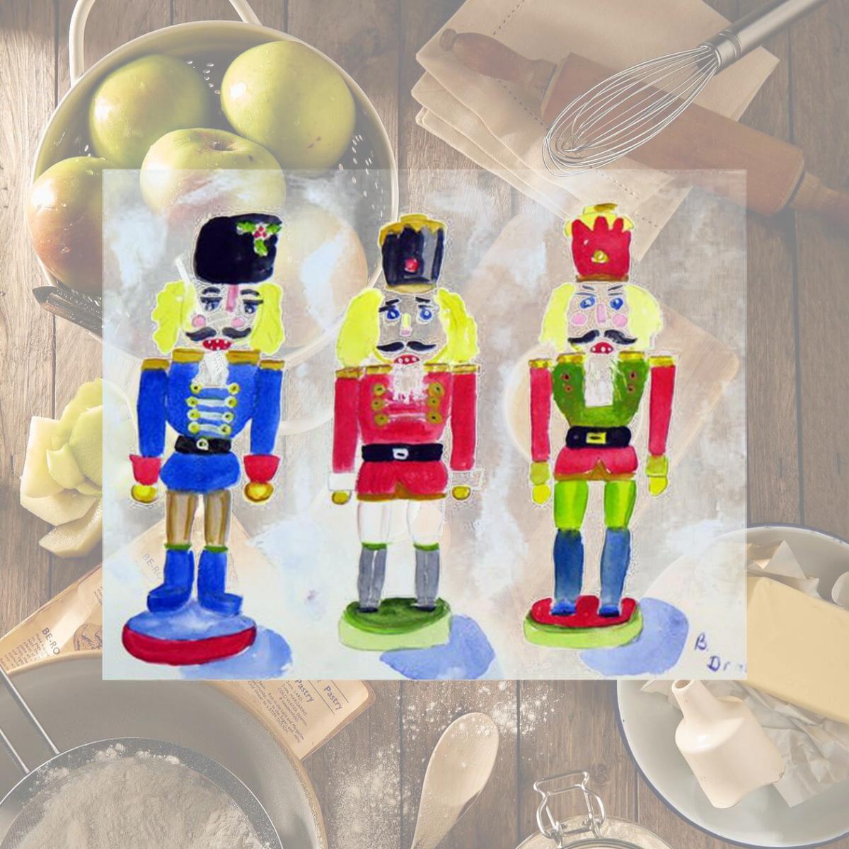 Picture of Betsy Drake KT460 16 x 25 in. Nutcrackers Kitchen Towel