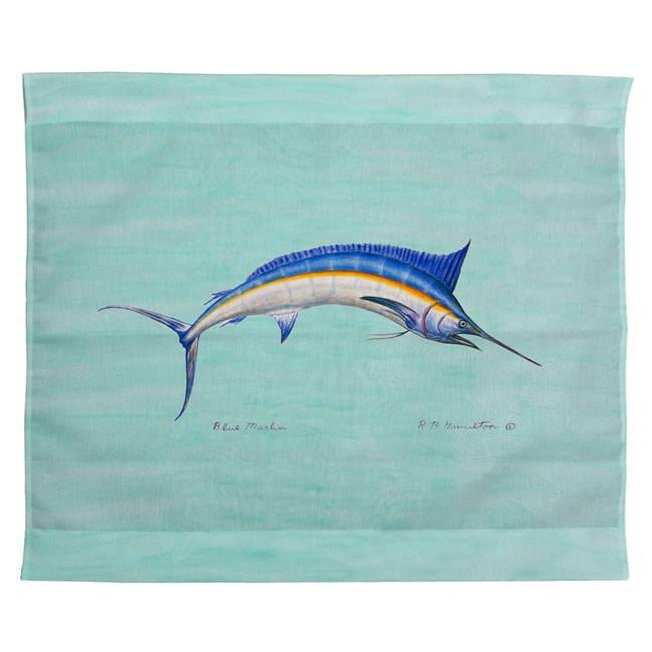 Tp015c 24 X 30 In. Blue Marlin Outdoor Wall Hanging