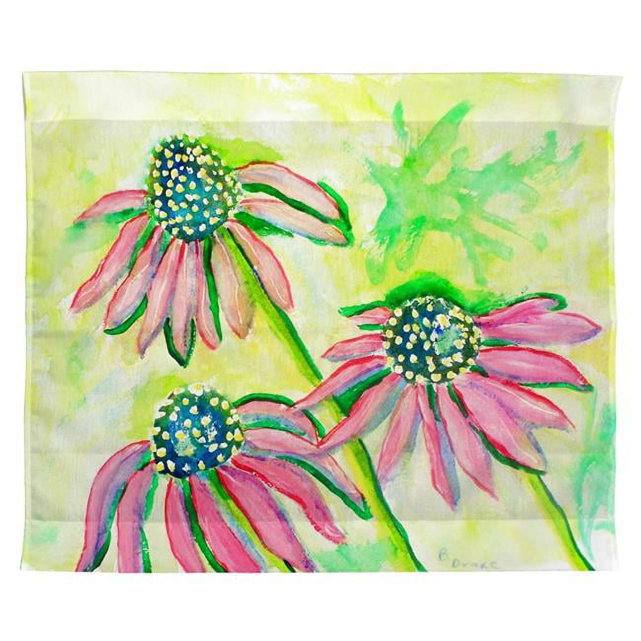 Tp195 24 X 30 In. Cone Flowers Outdoor Wall Hanging