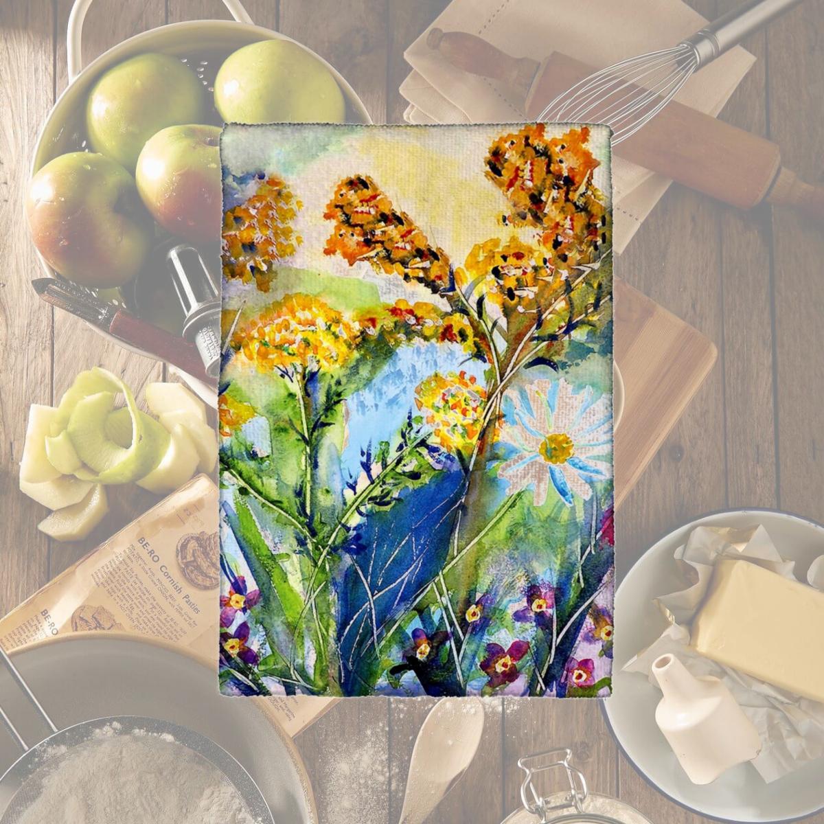 Picture of Betsy Drake KT166 16 x 25 in. Wild Flowers Kitchen Towel