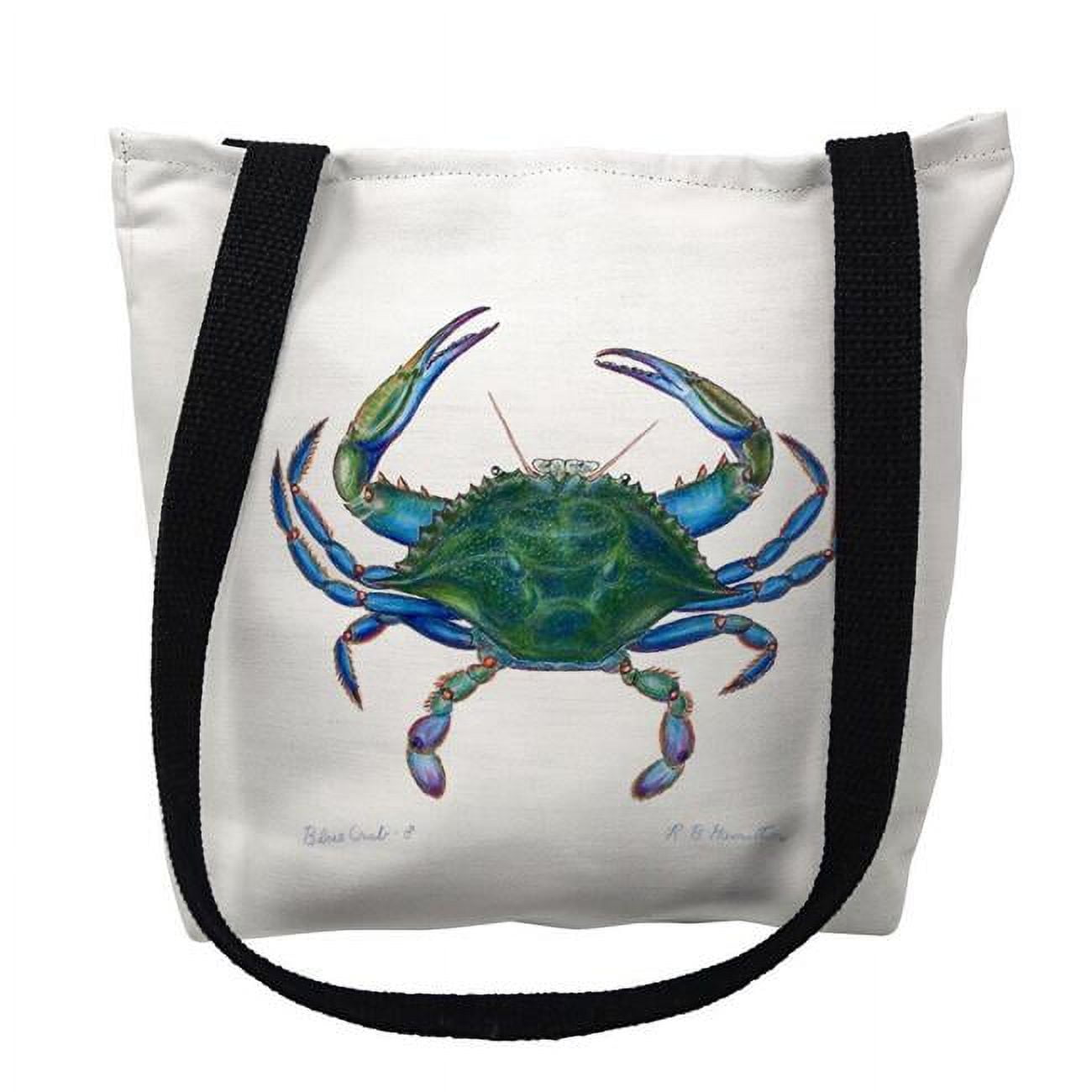 Ty005m 16 X 16 In. Male Blue Crab Tote Bag - Medium