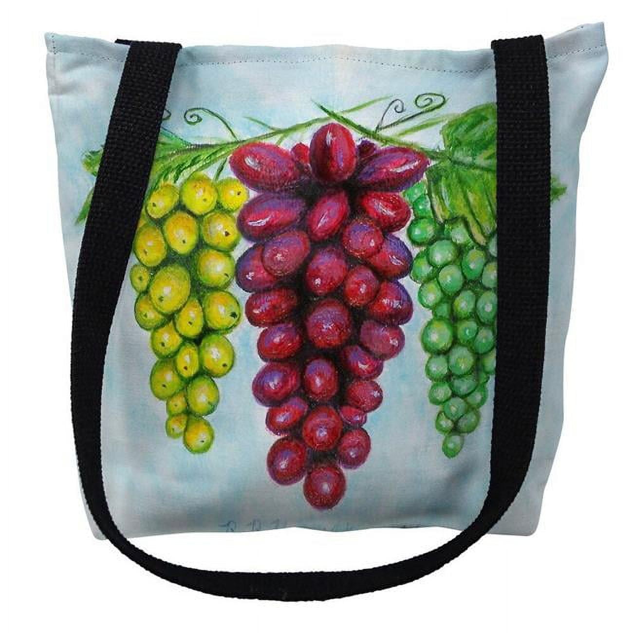 Ty041m 16 X 16 In. Bunches Of Grapes Tote Bag - Medium