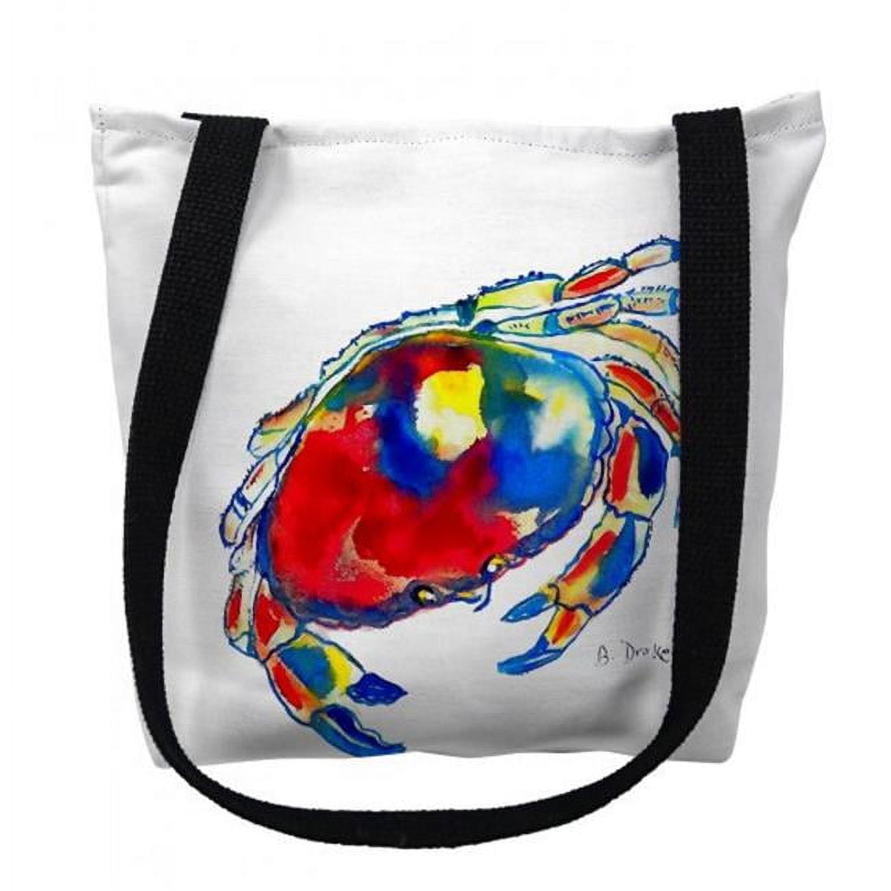 Ty103m 16 X 16 In. Dungeness Crab Tote Bag - Medium