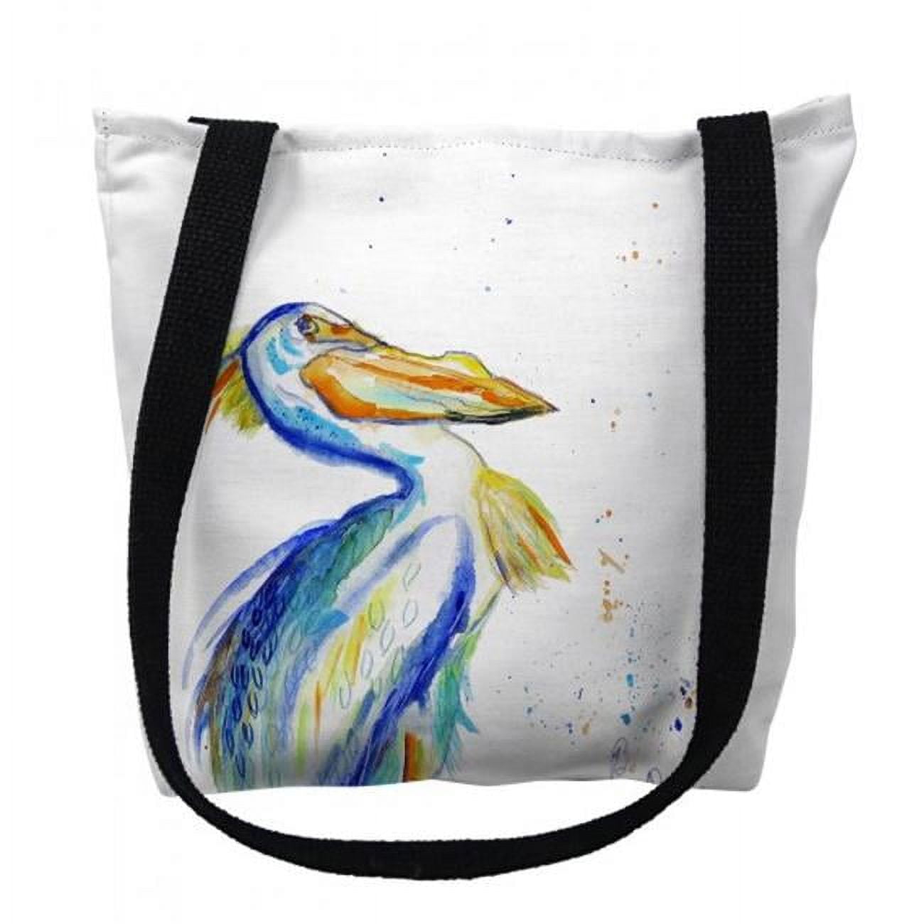 Ty1010m 16 X 16 In. Watercolor Heron Tote Bag - Medium