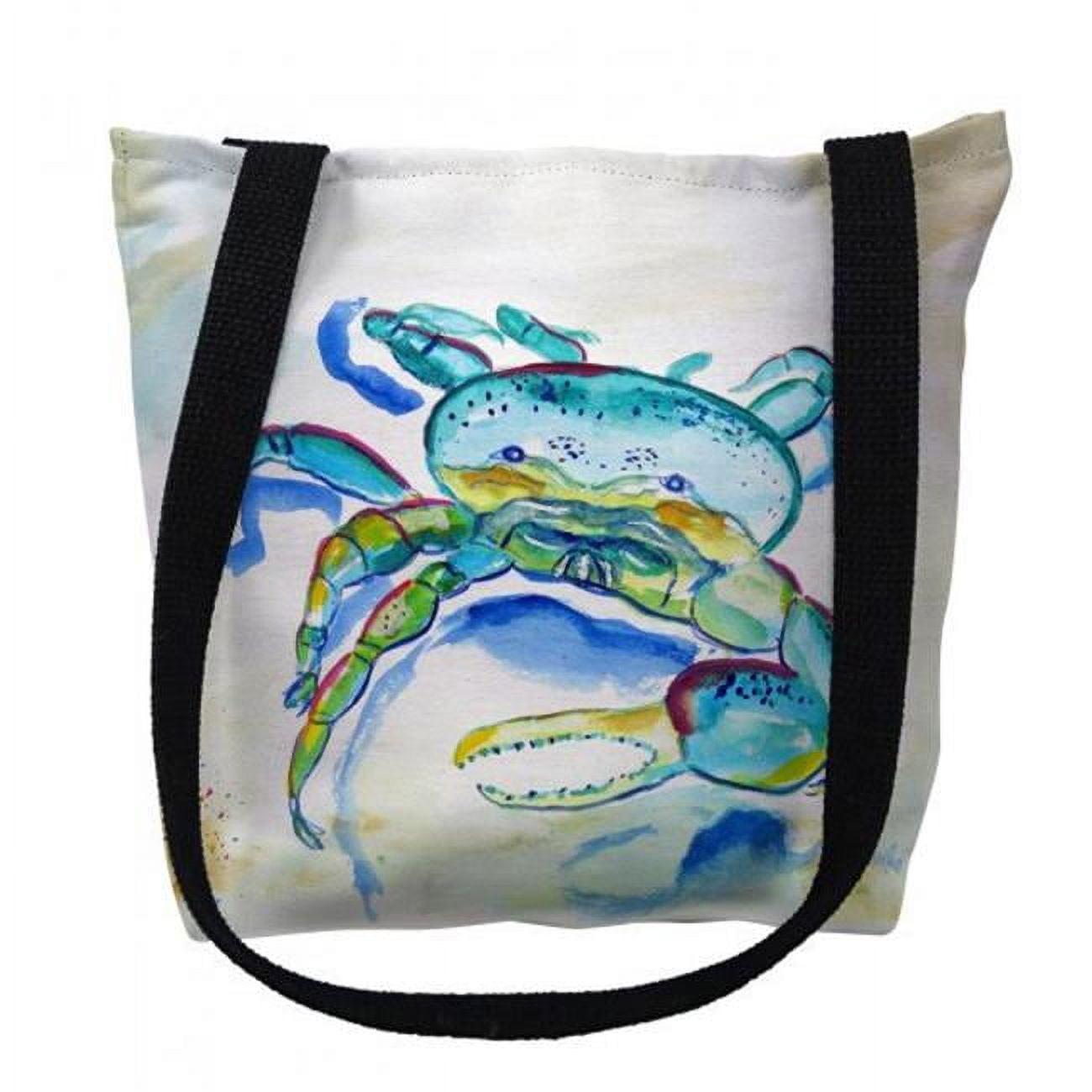 Ty1014m 16 X 16 In. Blue Fiddler Crab Tote Bag - Medium