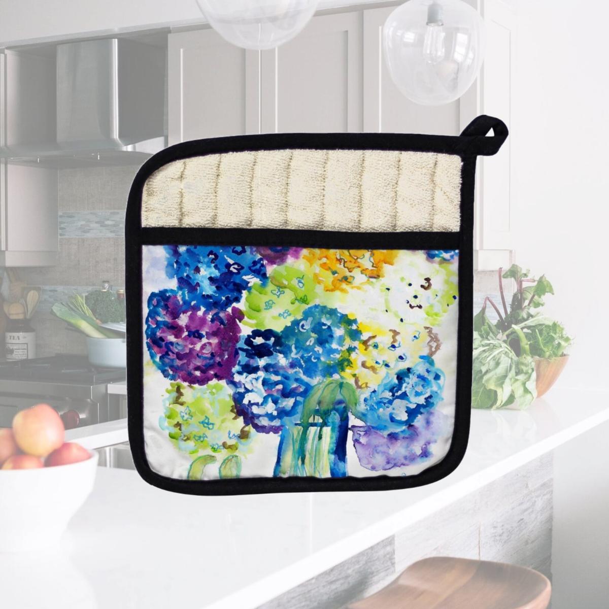 Picture of Betsy Drake PT022 Betsys Hydrangea Pot Holder