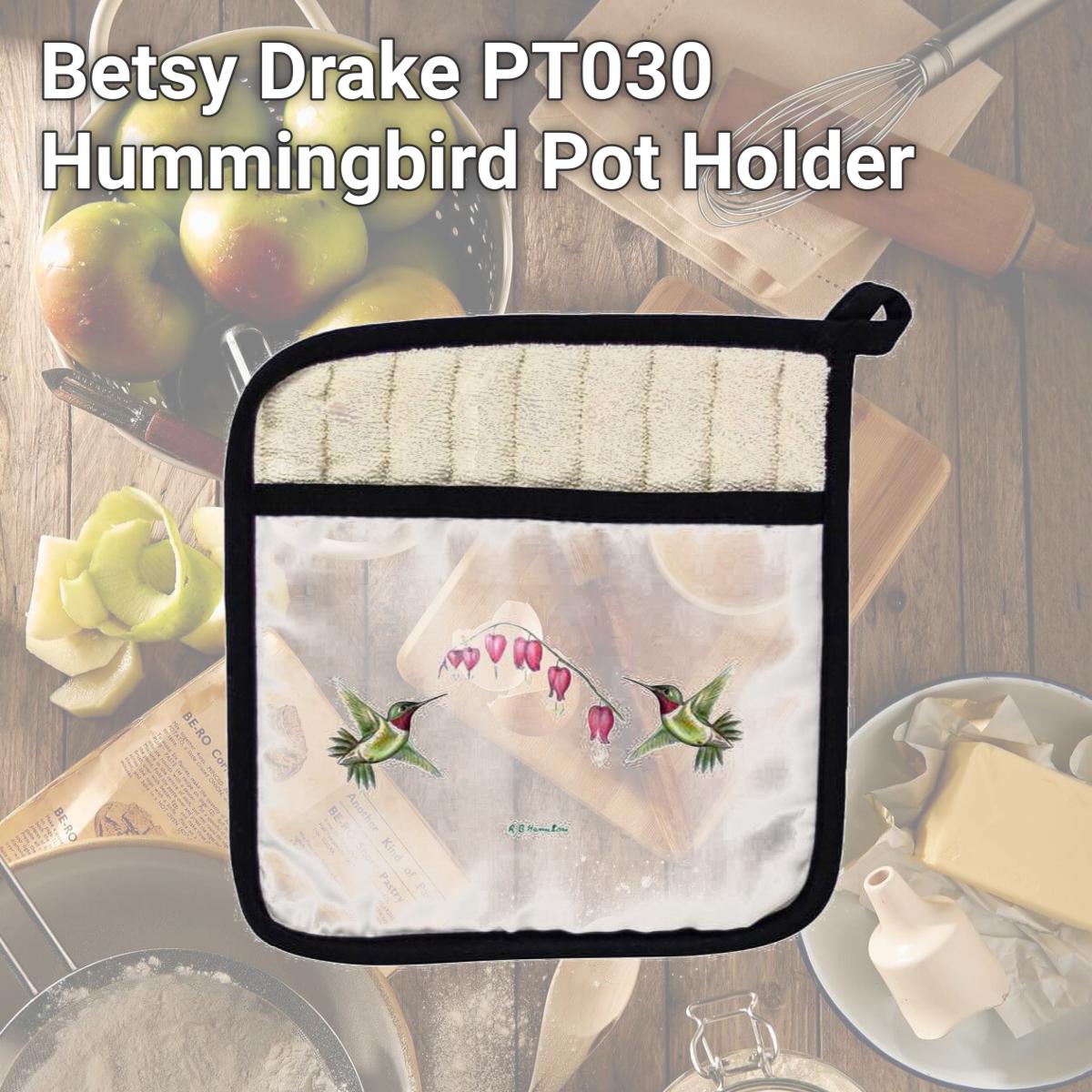 Picture of Betsy Drake PT030 Hummingbird Pot Holder
