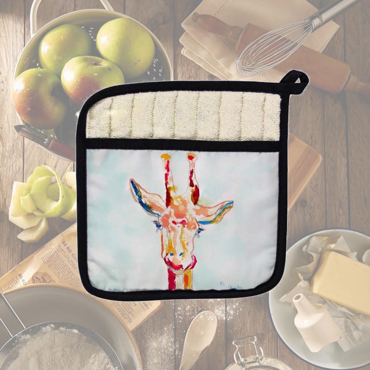 Picture of Betsy Drake PT048 Giraffe Pot Holder