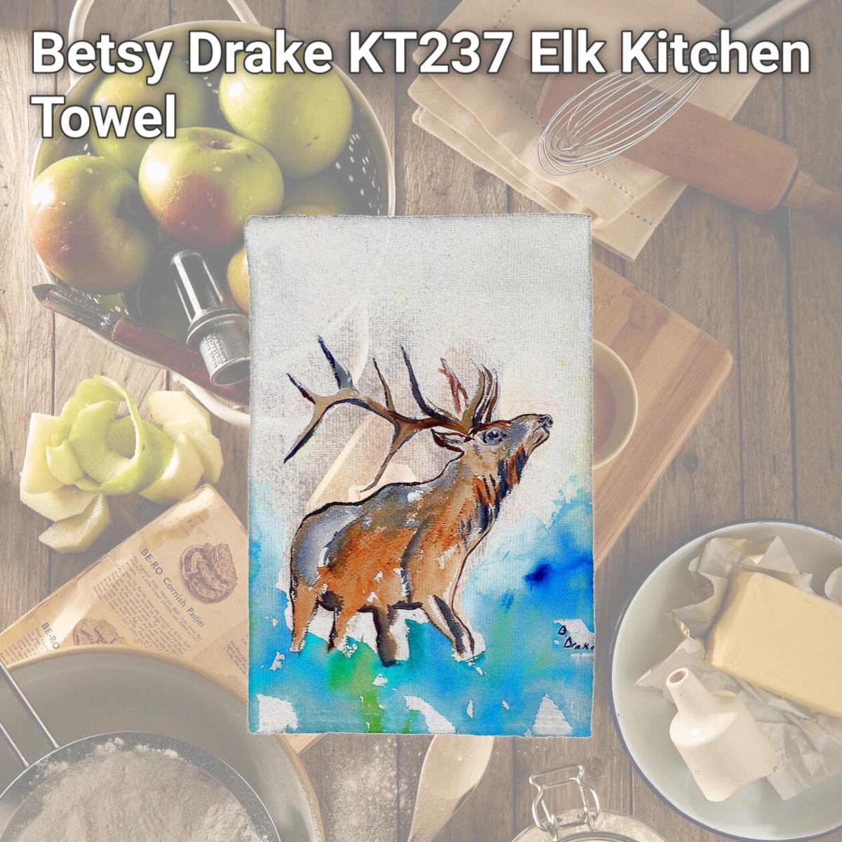 Picture of Betsy Drake KT237 Elk Kitchen Towel