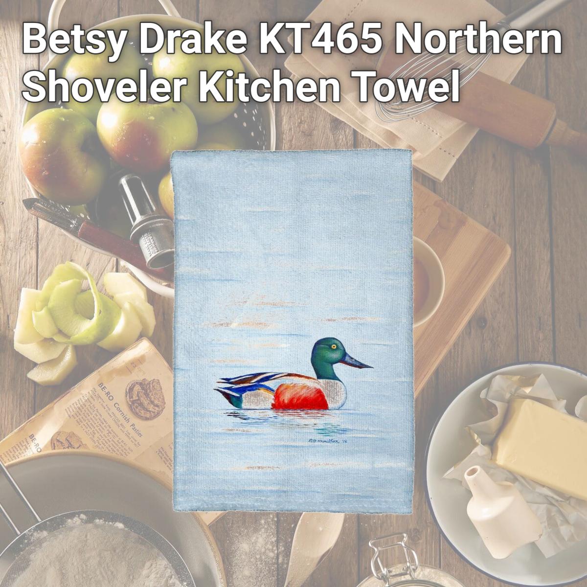 Picture of Betsy Drake KT465 Northern Shoveler Kitchen Towel