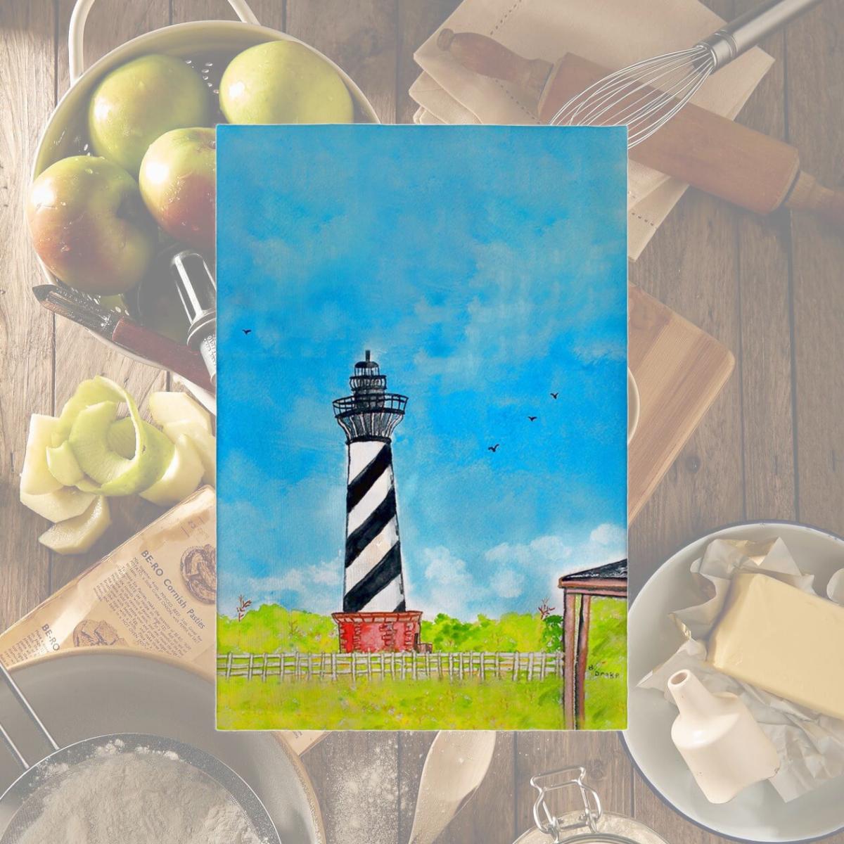 Picture of Betsy Drake GT1068 Hatteras Lighthouse Guest Towel