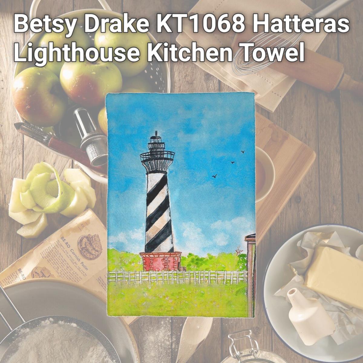 Picture of Betsy Drake KT1068 Hatteras Lighthouse Kitchen Towel