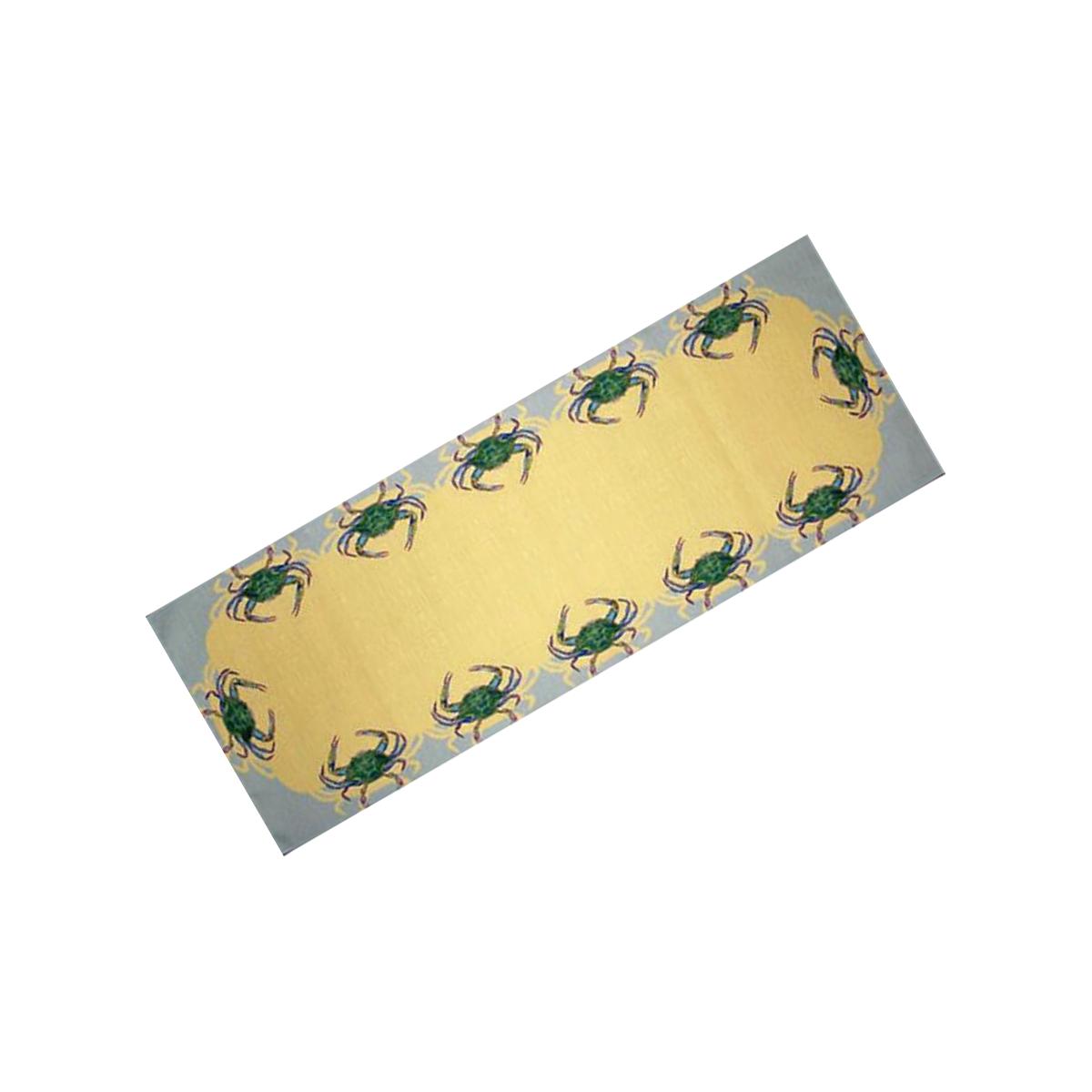 Picture of Betsy Drake RN004G 13 x 54 in. Blue Crab Table Runner
