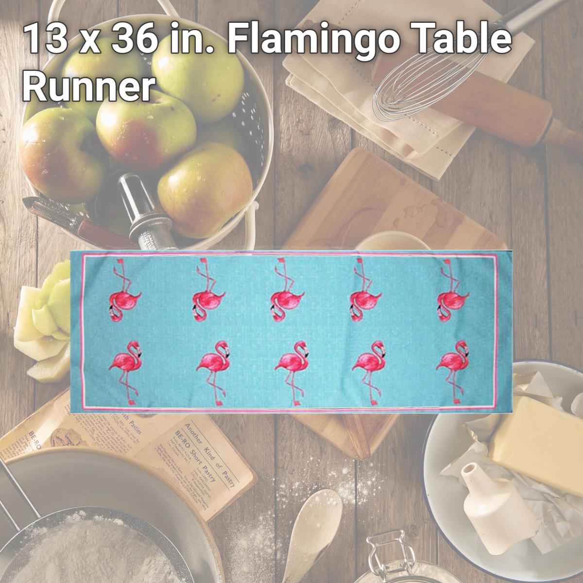 Picture of Betsy Drake RN084 13 x 36 in. Flamingo Table Runner