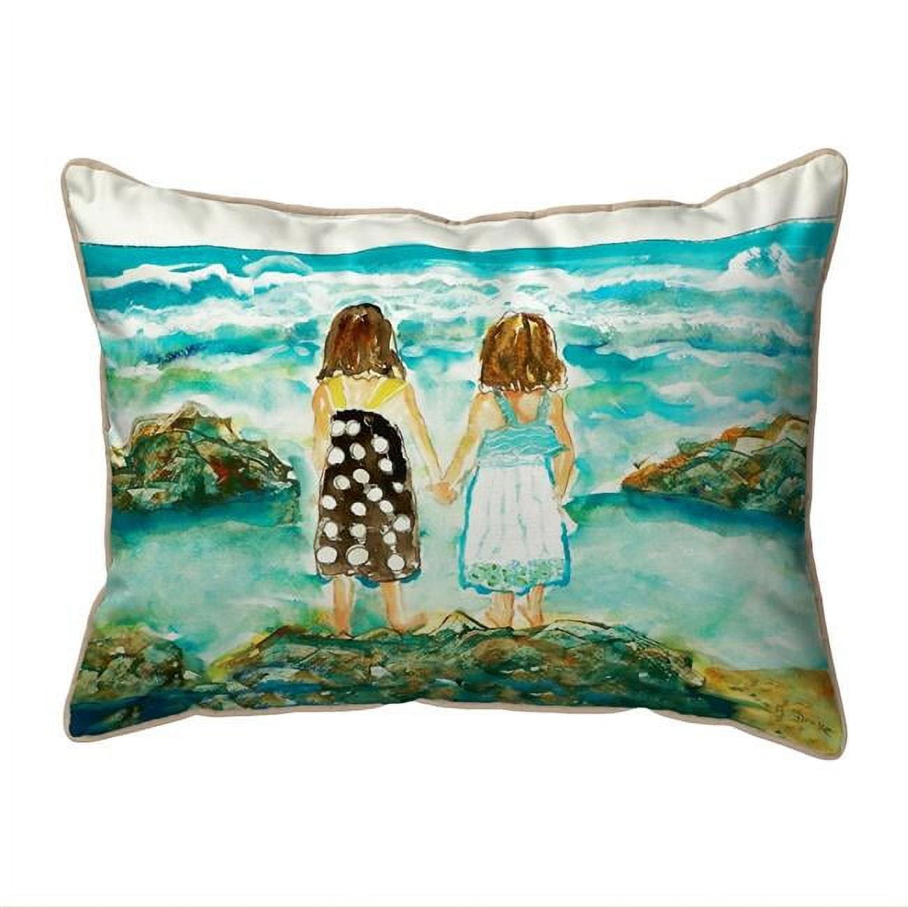 UPC 709180806944 product image for SN086 11 x 14 in. Twins on Rocks Small Indoor & Outdoor Pillow | upcitemdb.com