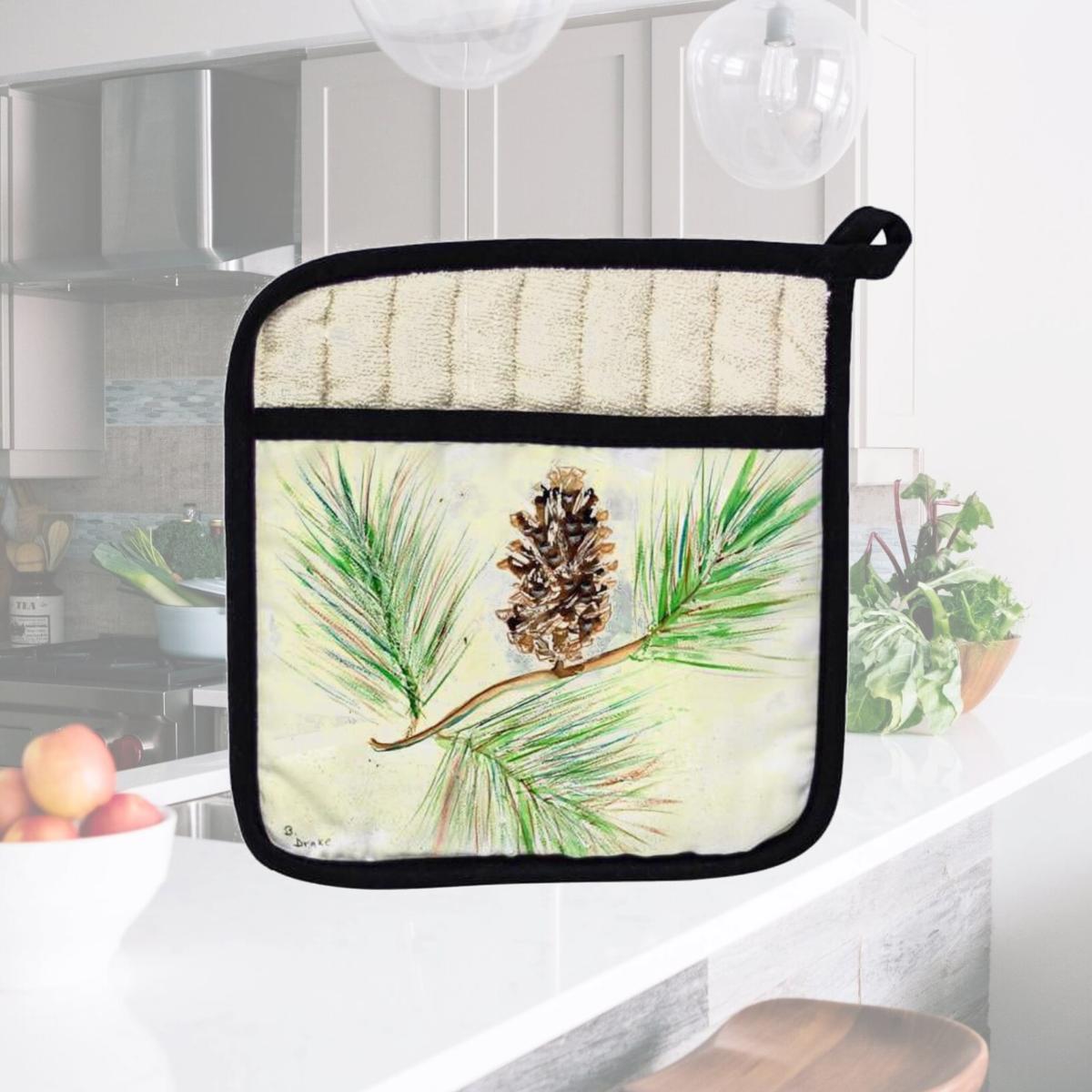 Picture of Betsy Drake PT161 Pinecone Pot Holder