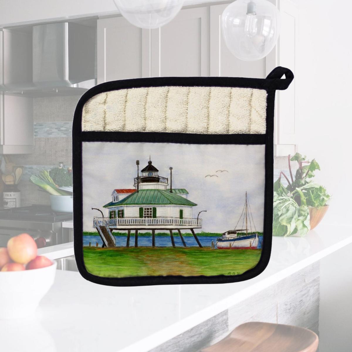 Picture of Betsy Drake PT736 Hooper Strait Lighthouse Pot Holder