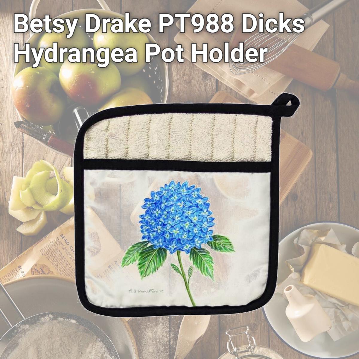 Picture of Betsy Drake PT988 Dicks Hydrangea Pot Holder