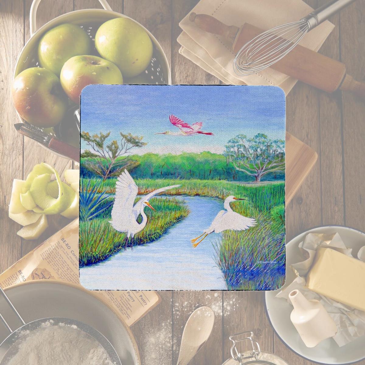 Picture of Betsy Drake CT1105 Marsh Wings Coaster - Set of 4