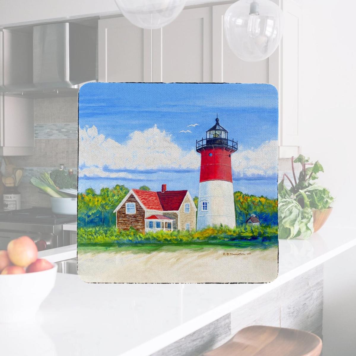 Picture of Betsy Drake CT1120 Nauset Lighthouse, Cape Cod, MA Coaster - Set of 4