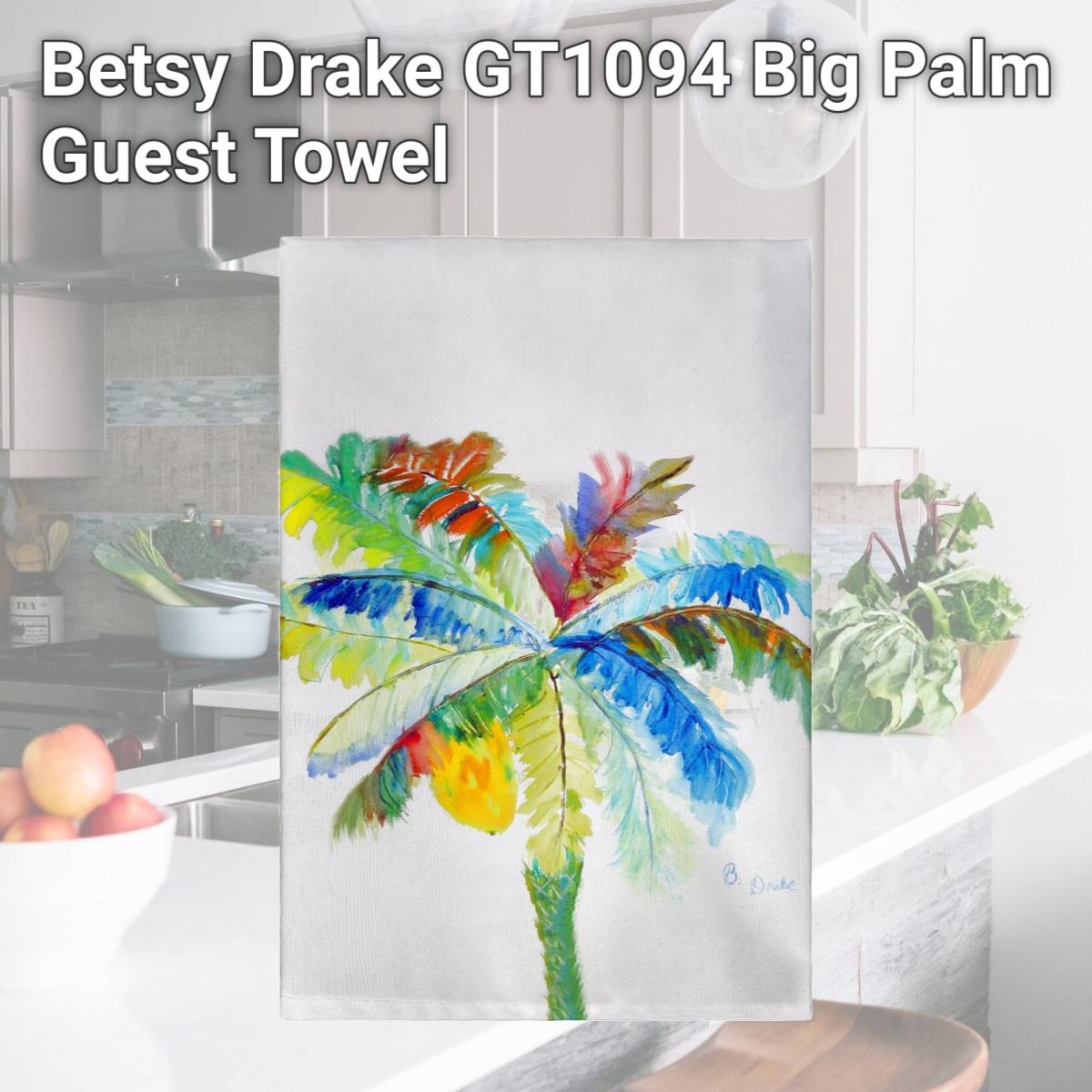 Picture of Betsy Drake GT1094 Big Palm Guest Towel