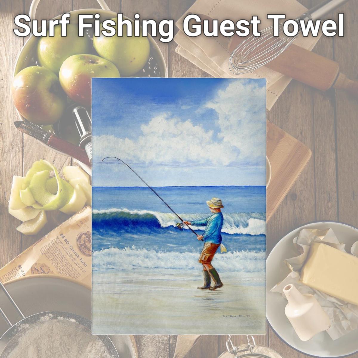 Picture of Betsy Drake GT1117 Surf Fishing Guest Towel