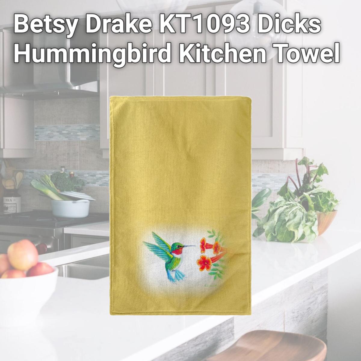 Picture of Betsy Drake KT1093 Dicks Hummingbird Kitchen Towel