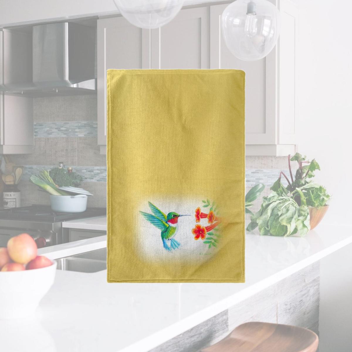 Picture of Betsy Drake KT1093 Dicks Hummingbird Kitchen Towel