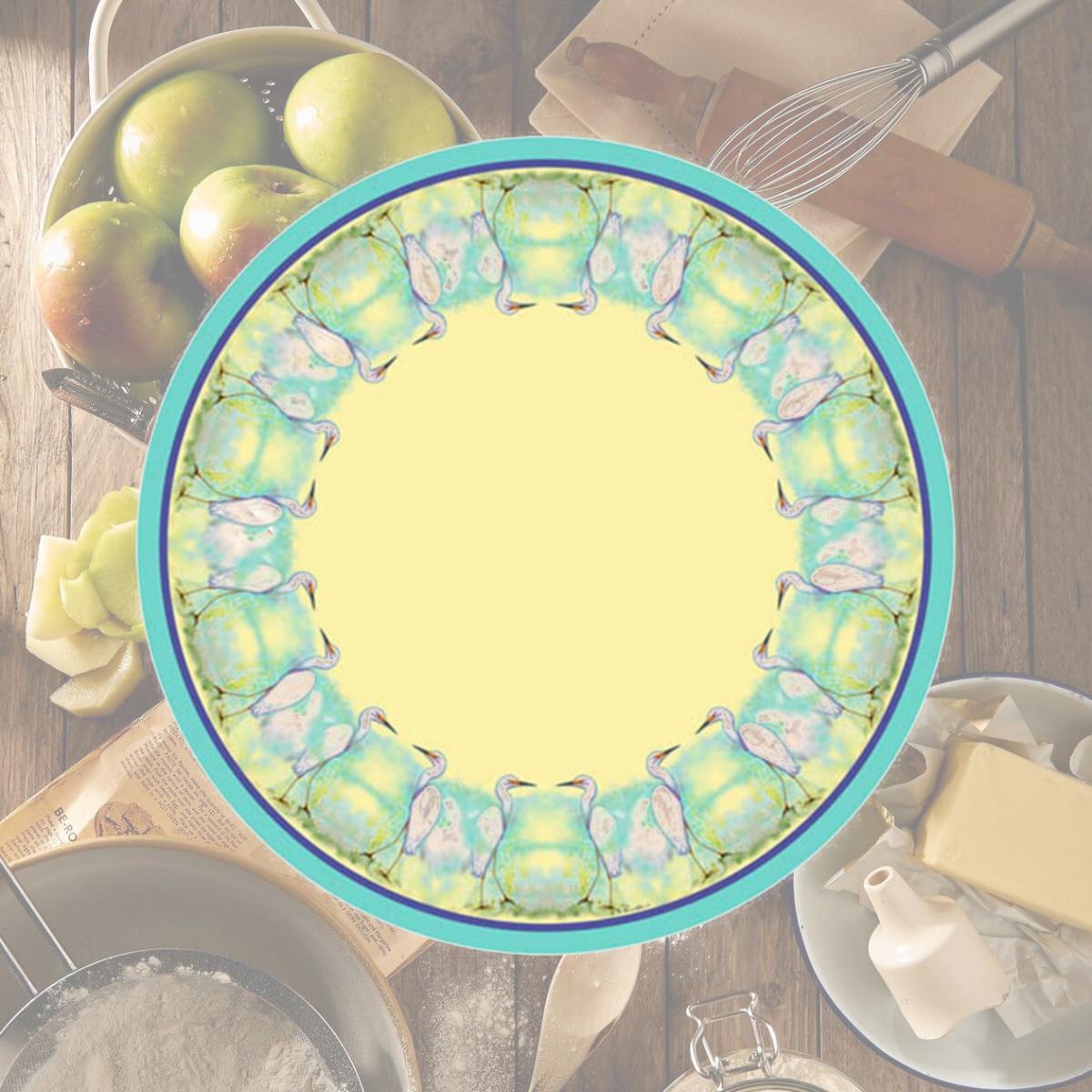 Picture of Betsy Drake TR025 58 in. Egret Round Table Cloth