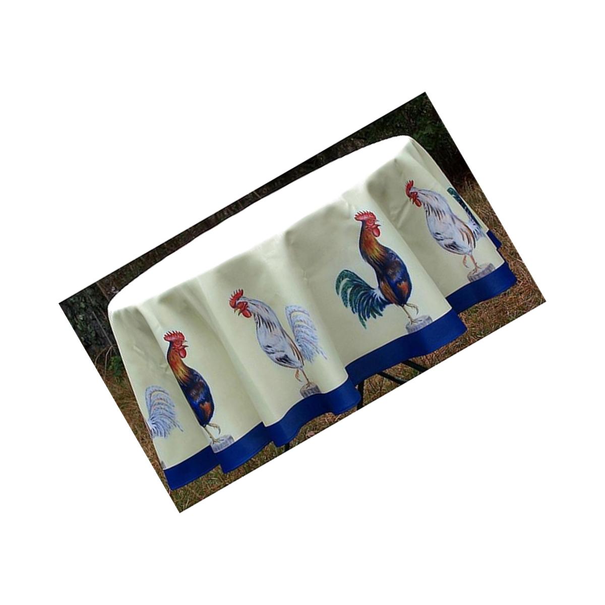 Picture of Betsy Drake TR037 58 in. Rooster Round Table Cloth