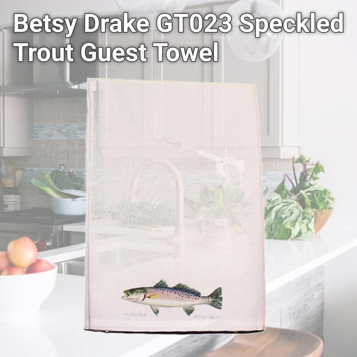 Picture of Betsy Drake GT023 Speckled Trout Guest Towel
