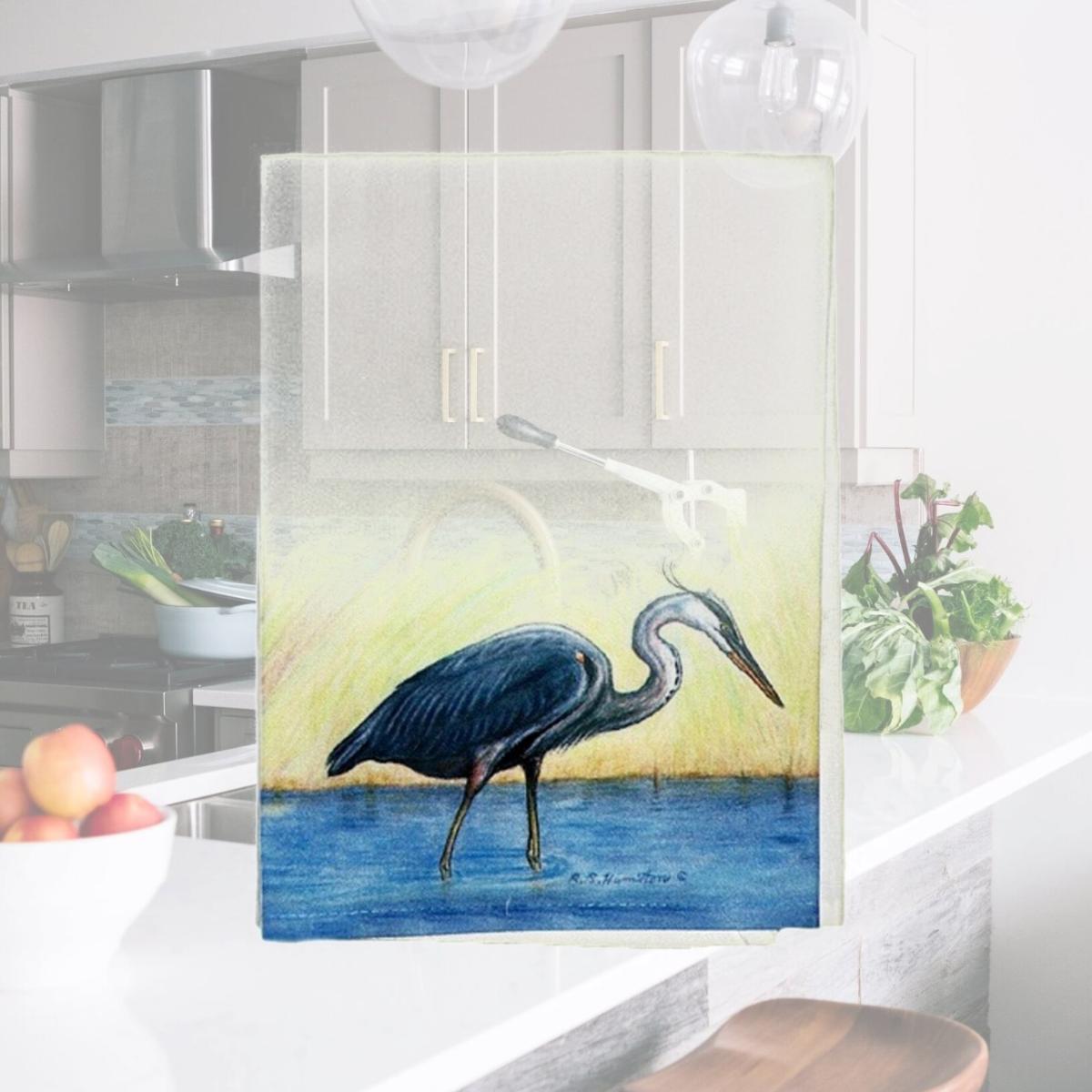 Picture of Betsy Drake GT027 Great Blue Heron Guest Towel