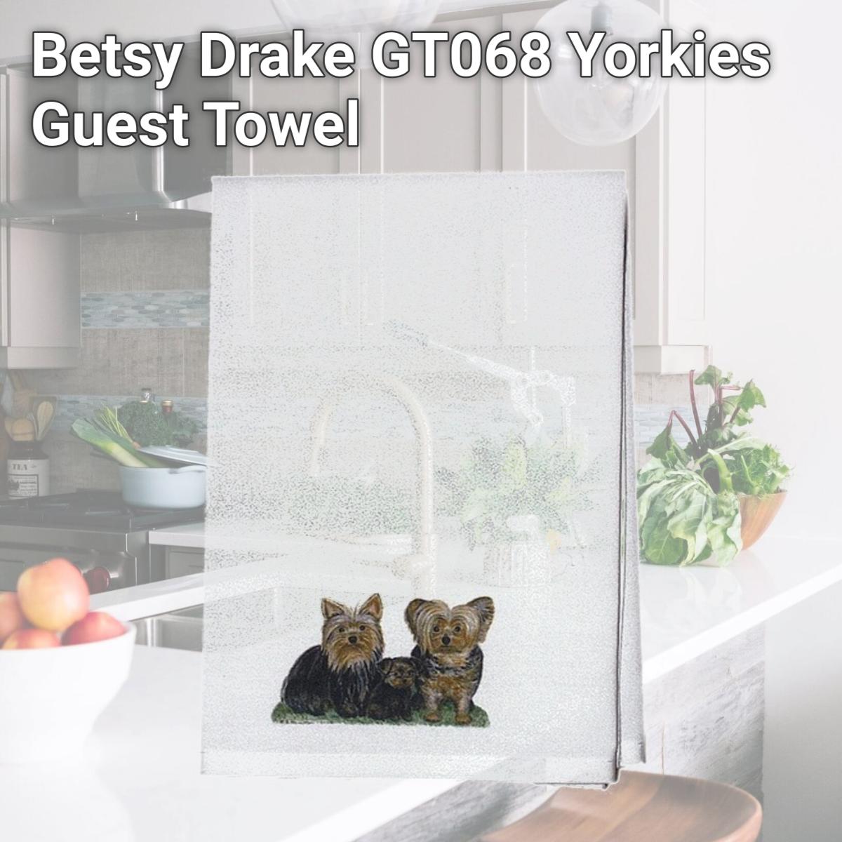 Picture of Betsy Drake GT068 Yorkies Guest Towel