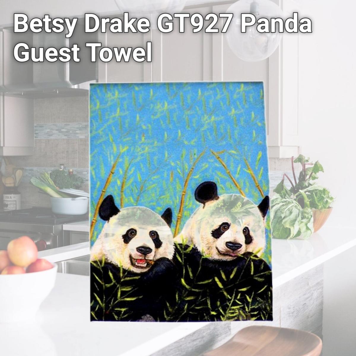 Picture of Betsy Drake GT927 Panda Guest Towel