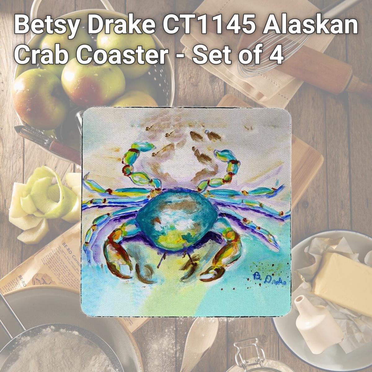 Picture of Betsy Drake CT1145 Alaskan Crab Coaster - Set of 4