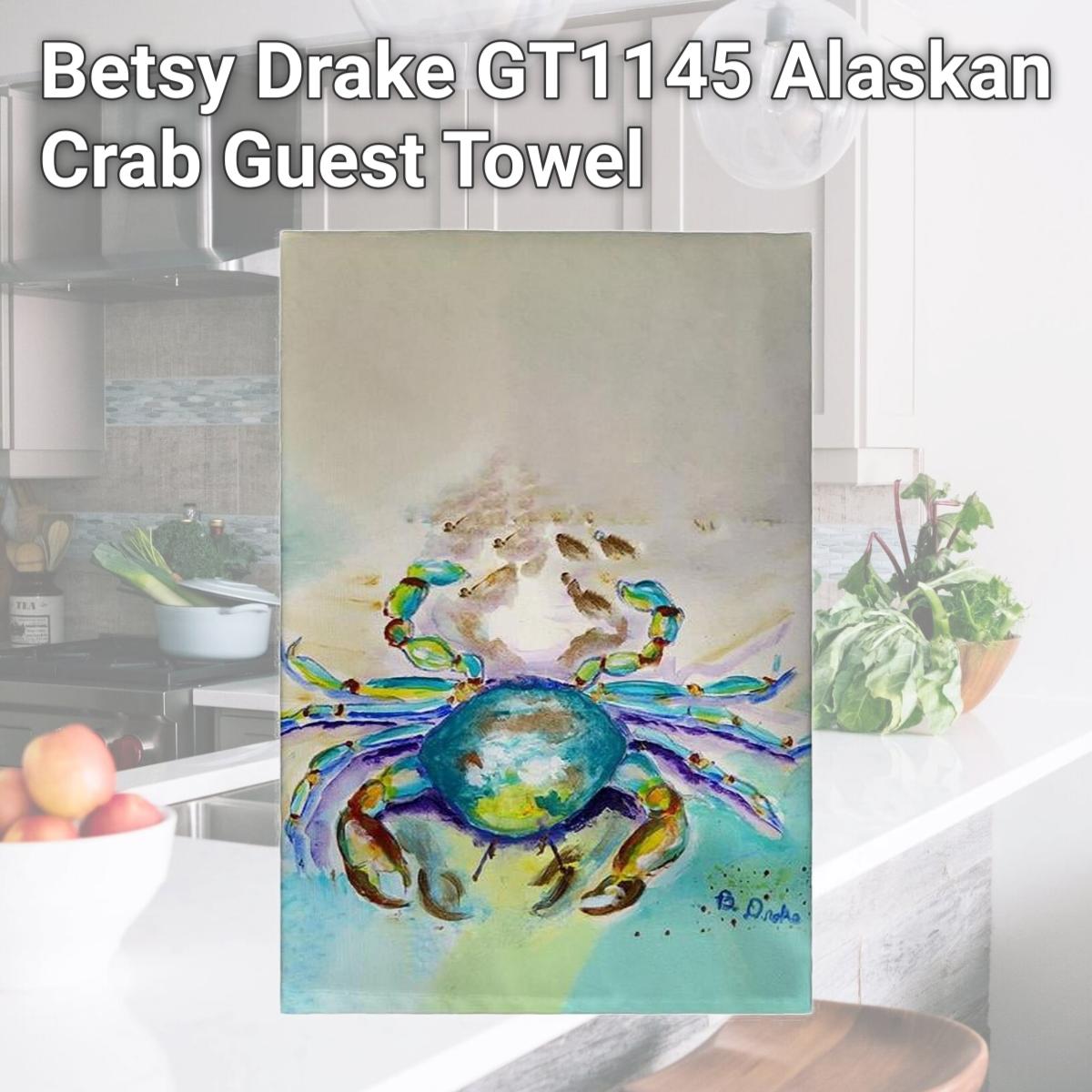 Picture of Betsy Drake GT1145 Alaskan Crab Guest Towel