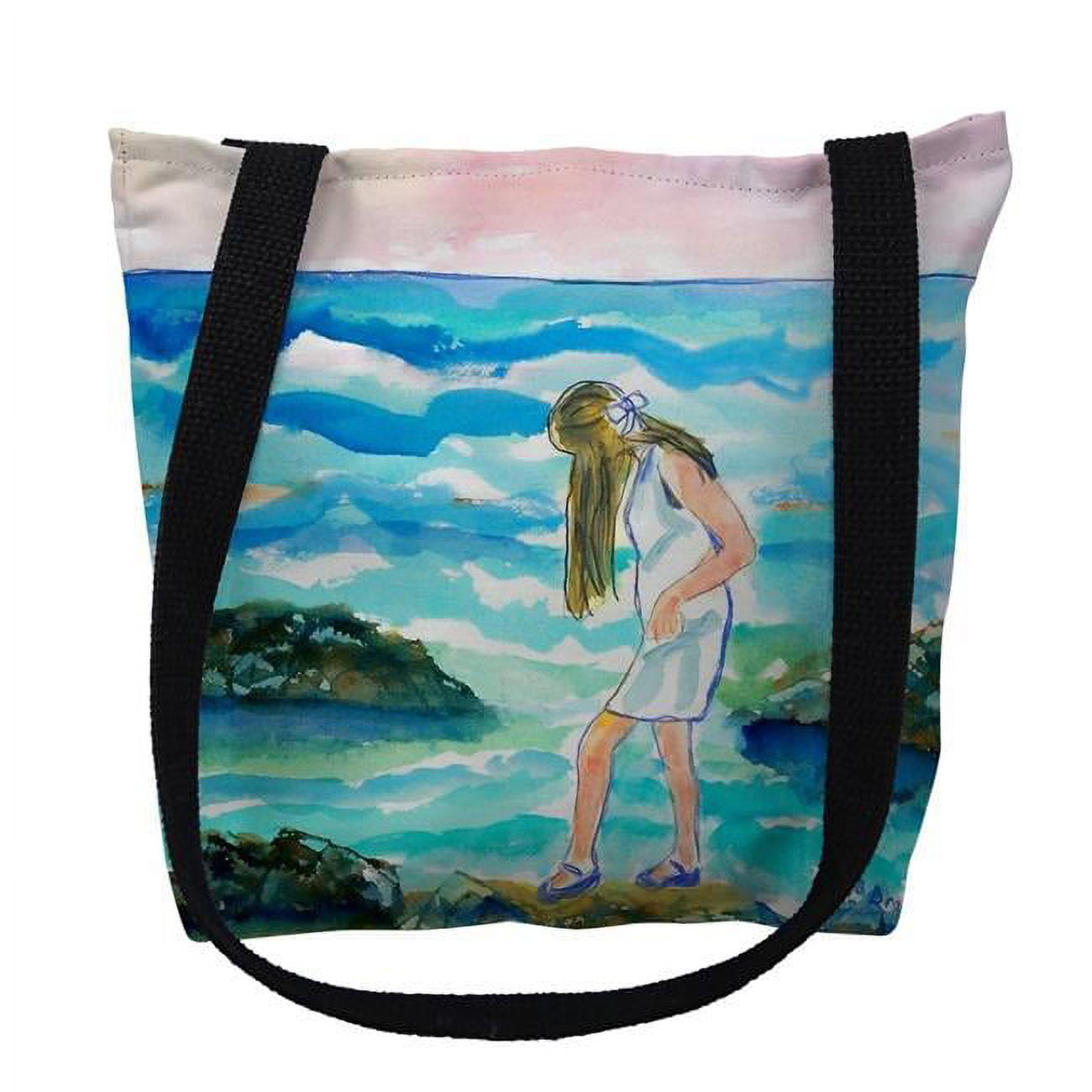 TY122S 13 x 13 in. Mia on the Rocks Small Tote Bag
