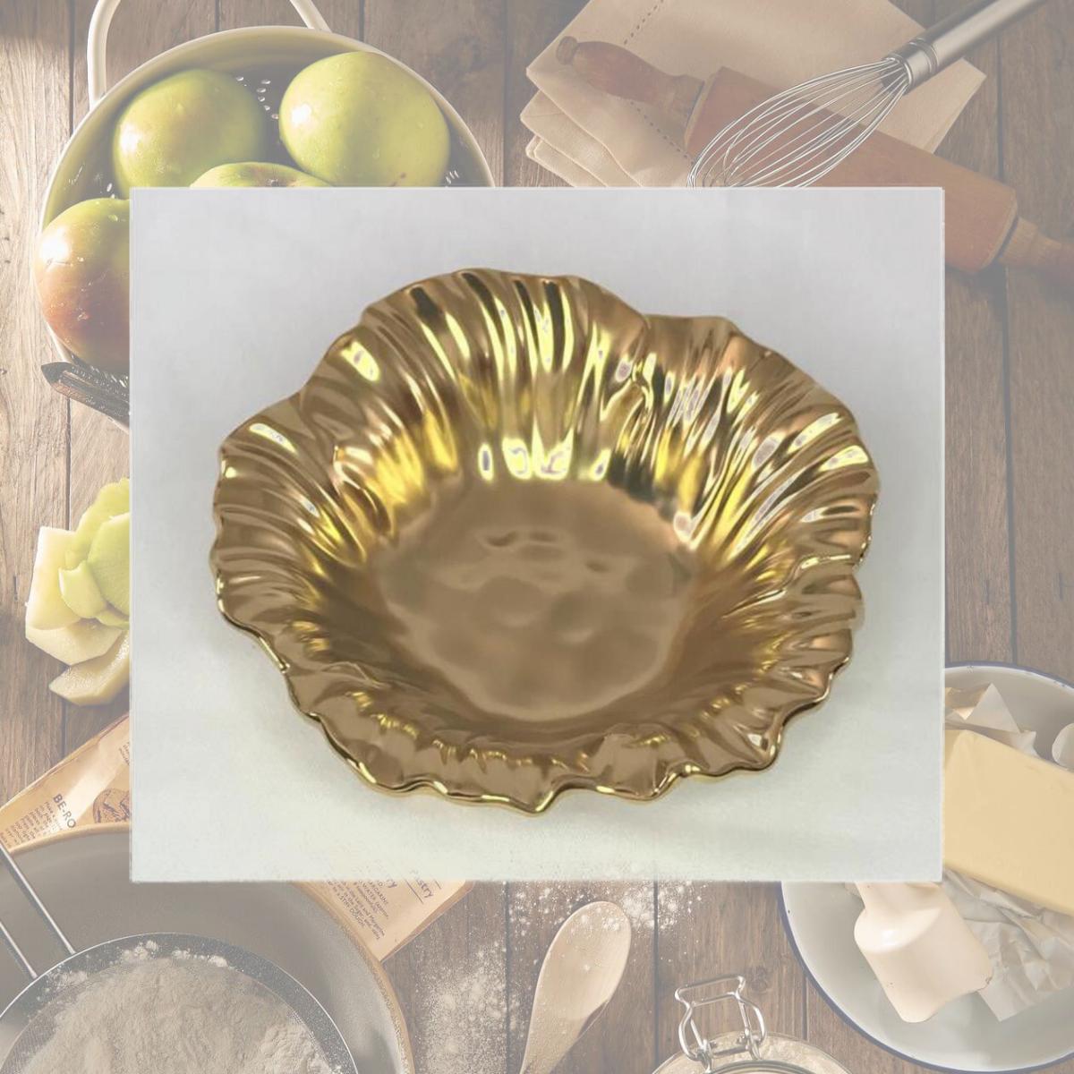 Picture of Leeber Limited 69325 Botanic Collection Titanium Porcelain Sunflower Bowl 6.76'
